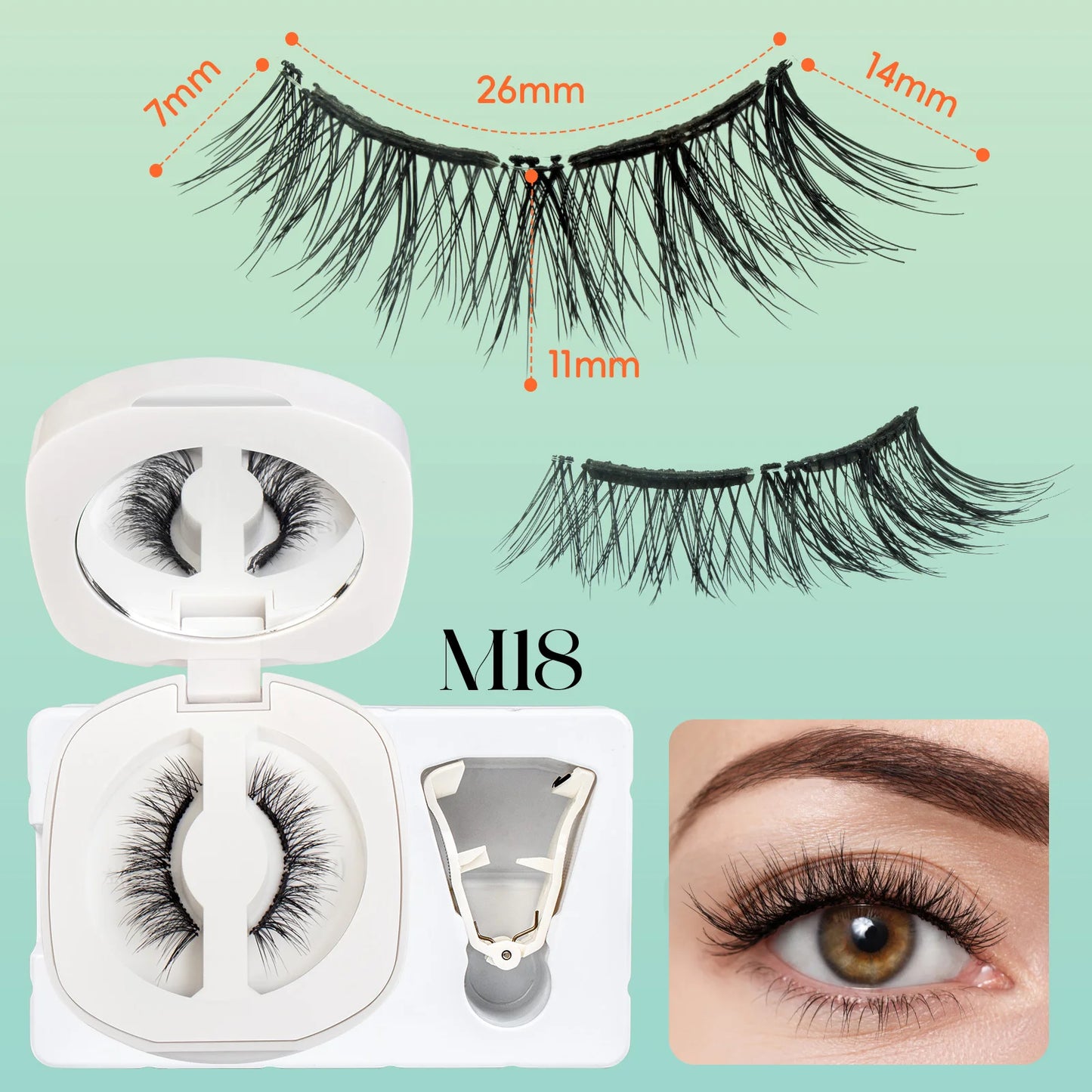 Magnetic Eyelashes | Reusable Natural Look Lashes - Velmora