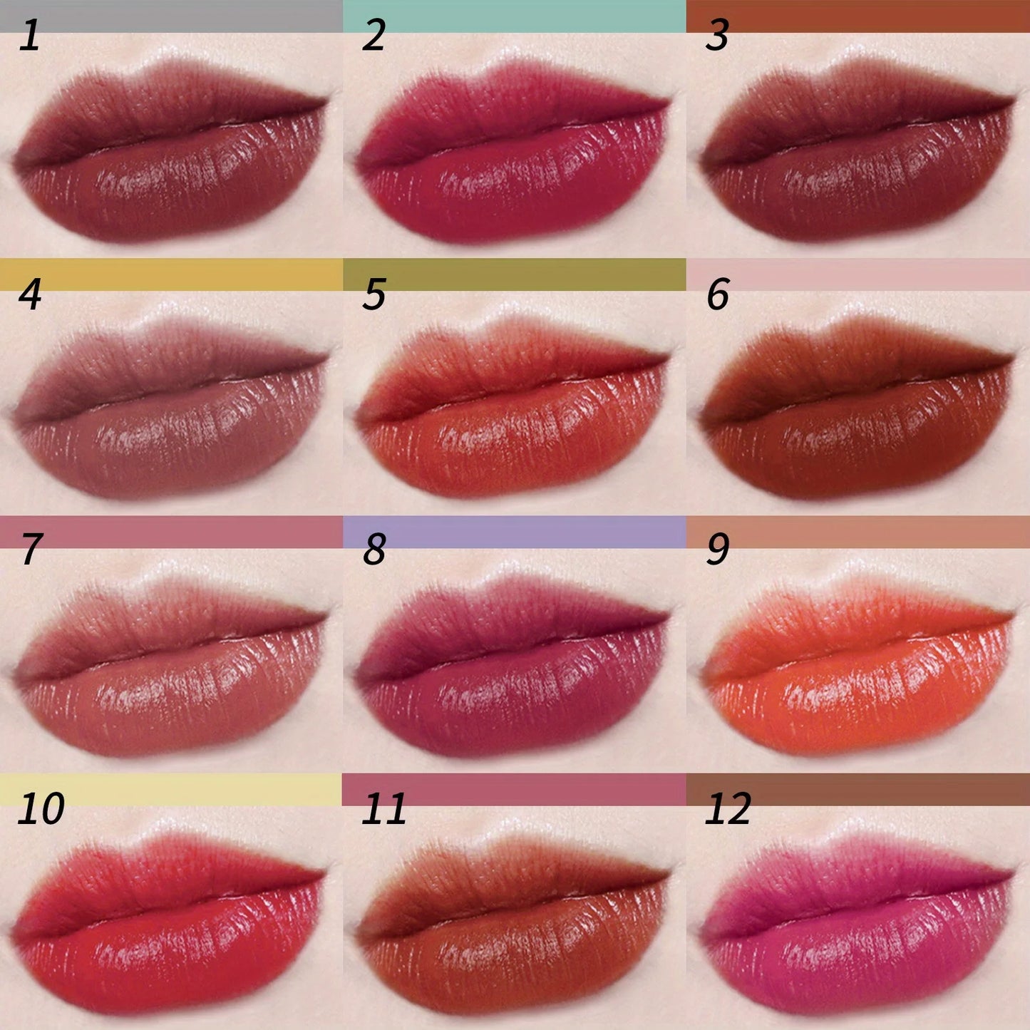 Mini Capsule Lipstick Set – 12 Colors