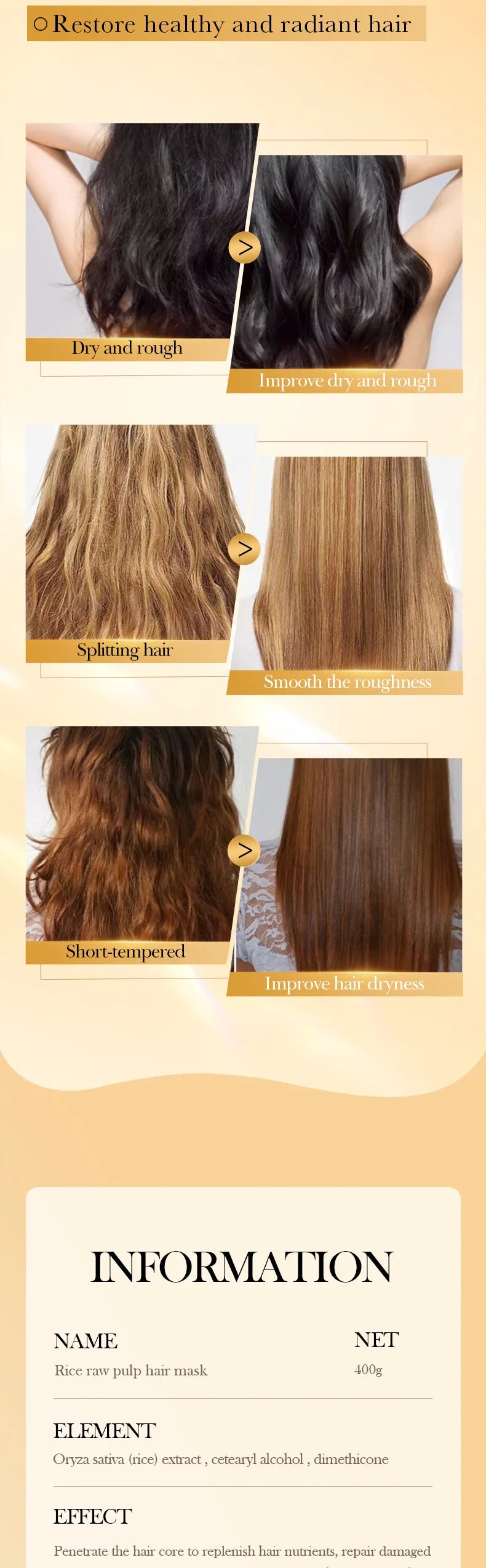 Keratin Hair Repair Mask